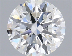 Picture of Natural Diamond 0.41 Carats, Round with Excellent Cut, E Color, VS2 Clarity and Certified by IGI