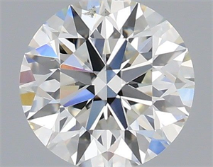 Picture of Natural Diamond 0.41 Carats, Round with Excellent Cut, G Color, VS2 Clarity and Certified by IGI
