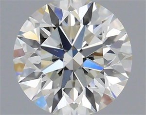 Picture of Natural Diamond 0.40 Carats, Round with Excellent Cut, H Color, VS2 Clarity and Certified by IGI