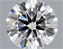 Natural Diamond 0.40 Carats, Round with Excellent Cut, H Color, VS2 Clarity and Certified by IGI