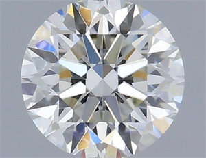 Picture of Natural Diamond 0.41 Carats, Round with Excellent Cut, G Color, VS1 Clarity and Certified by IGI