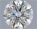 Natural Diamond 0.41 Carats, Round with Excellent Cut, H Color, VS2 Clarity and Certified by IGI