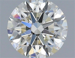 Picture of Natural Diamond 0.41 Carats, Round with Excellent Cut, H Color, VS2 Clarity and Certified by IGI