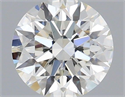 Natural Diamond 0.41 Carats, Round with Excellent Cut, G Color, VS2 Clarity and Certified by IGI