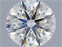Natural Diamond 0.41 Carats, Round with Very Good Cut, H Color, VS2 Clarity and Certified by IGI