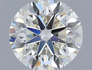 Picture of Natural Diamond 0.41 Carats, Round with Very Good Cut, H Color, VS2 Clarity and Certified by IGI