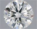 Natural Diamond 0.41 Carats, Round with Excellent Cut, F Color, VS2 Clarity and Certified by IGI