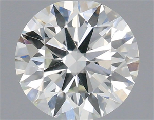 Picture of Natural Diamond 0.41 Carats, Round with Excellent Cut, F Color, VS2 Clarity and Certified by IGI