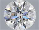 Natural Diamond 0.42 Carats, Round with Excellent Cut, G Color, VS2 Clarity and Certified by IGI