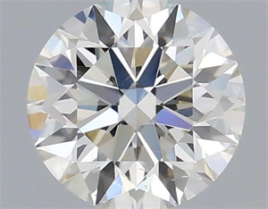 Picture of Natural Diamond 0.41 Carats, Round with Excellent Cut, G Color, VS2 Clarity and Certified by IGI