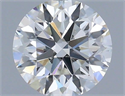 Natural Diamond 0.41 Carats, Round with Excellent Cut, G Color, VS2 Clarity and Certified by IGI