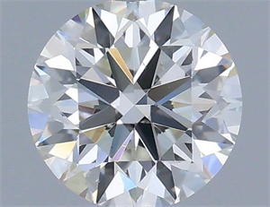 Picture of Natural Diamond 0.41 Carats, Round with Excellent Cut, G Color, VS2 Clarity and Certified by IGI