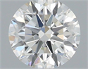 Natural Diamond 0.41 Carats, Round with Excellent Cut, H Color, VS2 Clarity and Certified by IGI