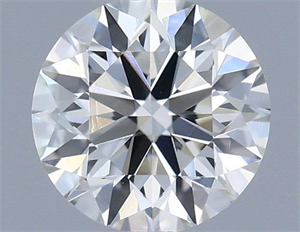 Picture of Natural Diamond 0.43 Carats, Round with Excellent Cut, H Color, VS2 Clarity and Certified by IGI