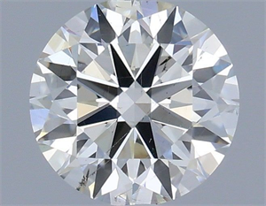 Picture of Natural Diamond 0.47 Carats, Round with Excellent Cut, H Color, SI1 Clarity and Certified by IGI