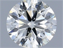 Natural Diamond 0.43 Carats, Round with Excellent Cut, H Color, SI1 Clarity and Certified by IGI
