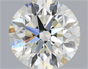 Natural Diamond 0.40 Carats, Round with Very Good Cut, I Color, VS2 Clarity and Certified by IGI