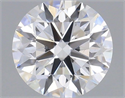 Diamante Natural 0.42 quilates, Redondo , Color D, claridad VS2 y certificado IGI