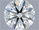 Diamante Natural 0.41 quilates, Redondo , Color F, claridad VS2 y certificado IGI