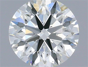 Picture of Natural Diamond 0.41 Carats, Round with Excellent Cut, F Color, VS2 Clarity and Certified by IGI