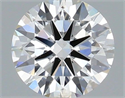 Natural Diamond 0.41 Carats, Round with Excellent Cut, H Color, SI2 Clarity and Certified by IGI