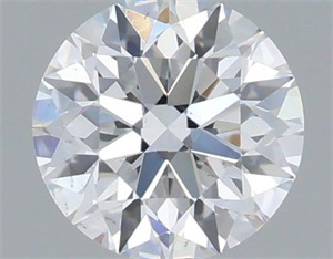 Picture of Natural Diamond 0.43 Carats, Round with Excellent Cut, E Color, VS2 Clarity and Certified by IGI