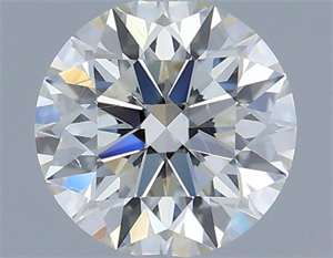 Picture of Natural Diamond 0.41 Carats, Round with Excellent Cut, H Color, VS2 Clarity and Certified by IGI