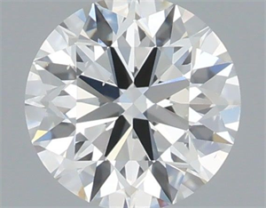 Picture of Natural Diamond 0.41 Carats, Round with Excellent Cut, H Color, VS2 Clarity and Certified by IGI