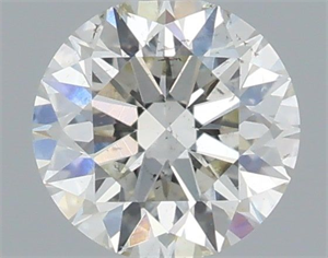 Picture of Natural Diamond 0.41 Carats, Round with Excellent Cut, I Color, SI1 Clarity and Certified by IGI