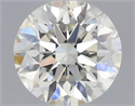 Natural Diamond 0.42 Carats, Round with Excellent Cut, I Color, VS1 Clarity and Certified by IGI