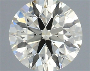 Picture of Natural Diamond 0.40 Carats, Round with Excellent Cut, K Color, VVS2 Clarity and Certified by IGI
