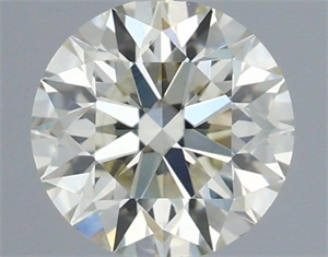 Picture of Natural Diamond 0.41 Carats, Round with Excellent Cut, K Color, VVS2 Clarity and Certified by IGI