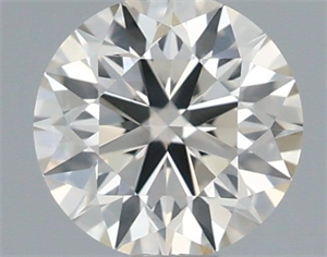 Picture of Natural Diamond 0.40 Carats, Round with Excellent Cut, K Color, SI1 Clarity and Certified by IGI