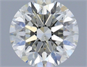 Natural Diamond 0.47 Carats, Round with Excellent Cut, H Color, SI2 Clarity and Certified by IGI