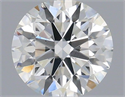 Natural Diamond 0.42 Carats, Round with Excellent Cut, G Color, VS2 Clarity and Certified by IGI