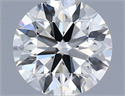 Natural Diamond 0.43 Carats, Round with Excellent Cut, H Color, SI1 Clarity and Certified by IGI