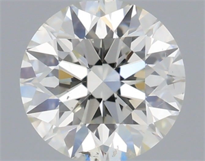 Picture of Natural Diamond 0.50 Carats, Round with Excellent Cut, H Color, SI1 Clarity and Certified by IGI