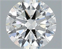Natural Diamond 0.50 Carats, Round with Excellent Cut, I Color, SI1 Clarity and Certified by IGI