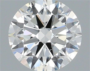 Picture of Natural Diamond 0.50 Carats, Round with Excellent Cut, I Color, SI1 Clarity and Certified by IGI
