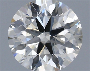 Picture of Natural Diamond 0.50 Carats, Round with Excellent Cut, I Color, SI2 Clarity and Certified by IGI