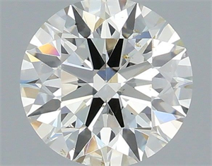 Picture of Natural Diamond 0.70 Carats, Round with Excellent Cut, J Color, SI2 Clarity and Certified by IGI