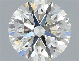 Picture of Natural Diamond 0.71 Carats, Round with Excellent Cut, J Color, SI2 Clarity and Certified by IGI