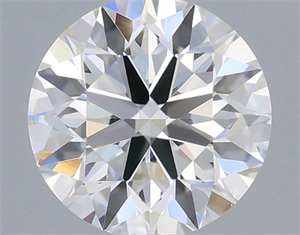 Picture of Natural Diamond 0.41 Carats, Round with Excellent Cut, E Color, VS1 Clarity and Certified by IGI
