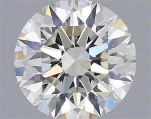 Picture of Natural Diamond 0.42 Carats, Round with Excellent Cut, G Color, VS1 Clarity and Certified by IGI