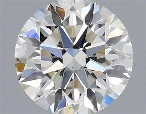 Picture of Natural Diamond 0.42 Carats, Round with Excellent Cut, G Color, VS2 Clarity and Certified by IGI