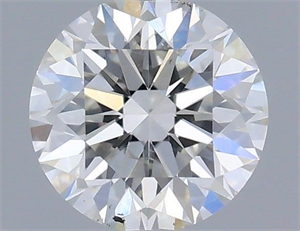 Picture of Natural Diamond 0.41 Carats, Round with Excellent Cut, F Color, SI1 Clarity and Certified by IGI