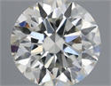 Natural Diamond 0.40 Carats, Round with Excellent Cut, I Color, SI1 Clarity and Certified by IGI