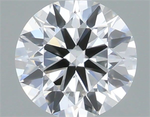 Picture of Natural Diamond 0.40 Carats, Round with Excellent Cut, E Color, VS2 Clarity and Certified by IGI