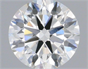 Natural Diamond 0.41 Carats, Round with Excellent Cut, E Color, VS2 Clarity and Certified by IGI