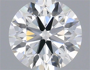Picture of Natural Diamond 0.42 Carats, Round with Excellent Cut, F Color, VS2 Clarity and Certified by IGI